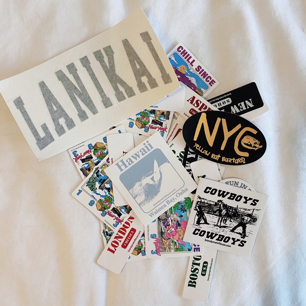 35 Pack Of Brandy Melville Stickers